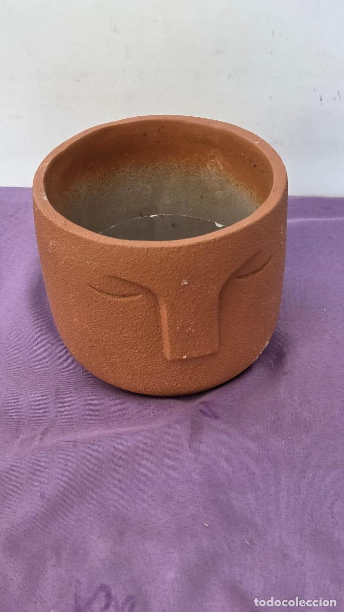 Vintage: maceta antigua de ceramica - Foto 3