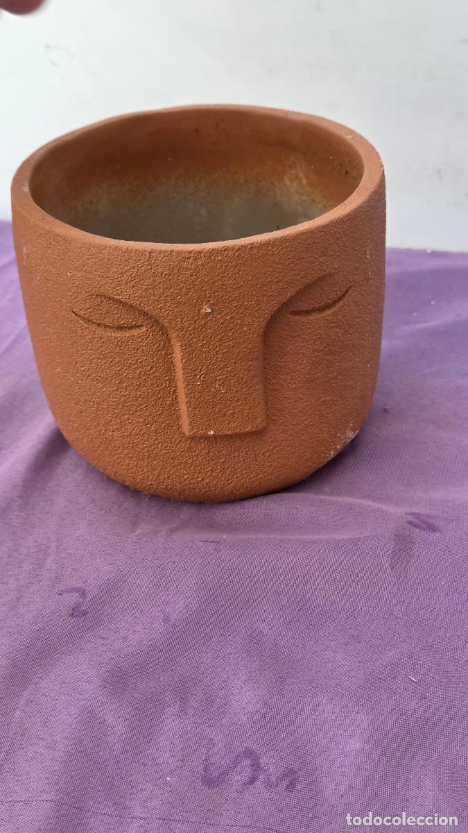 Vintage: maceta antigua de ceramica - Foto 2