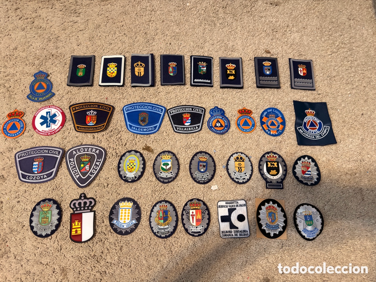 Vintage: Coleccion de parches policia