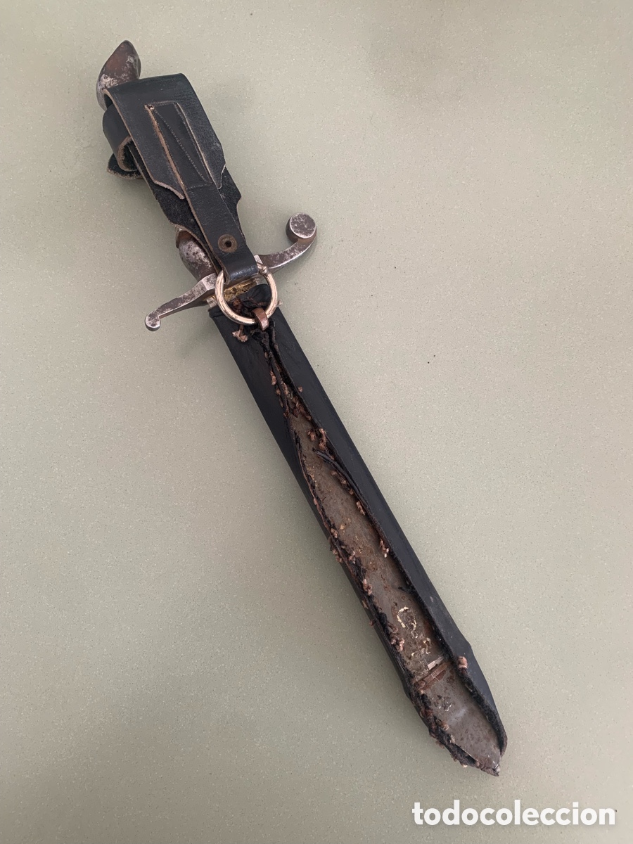 Vintage: Cuchillo de combate de la falange fabricado en Mallorca 1936