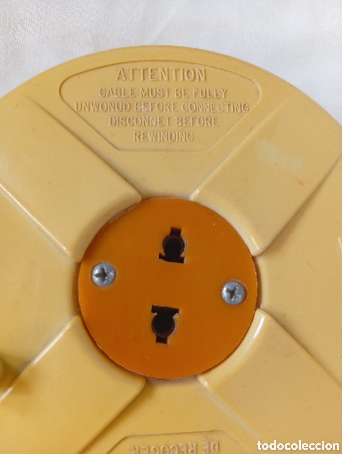 Vintage: Alargadera para enchufes de los a&ntilde;os 70 - Foto 3