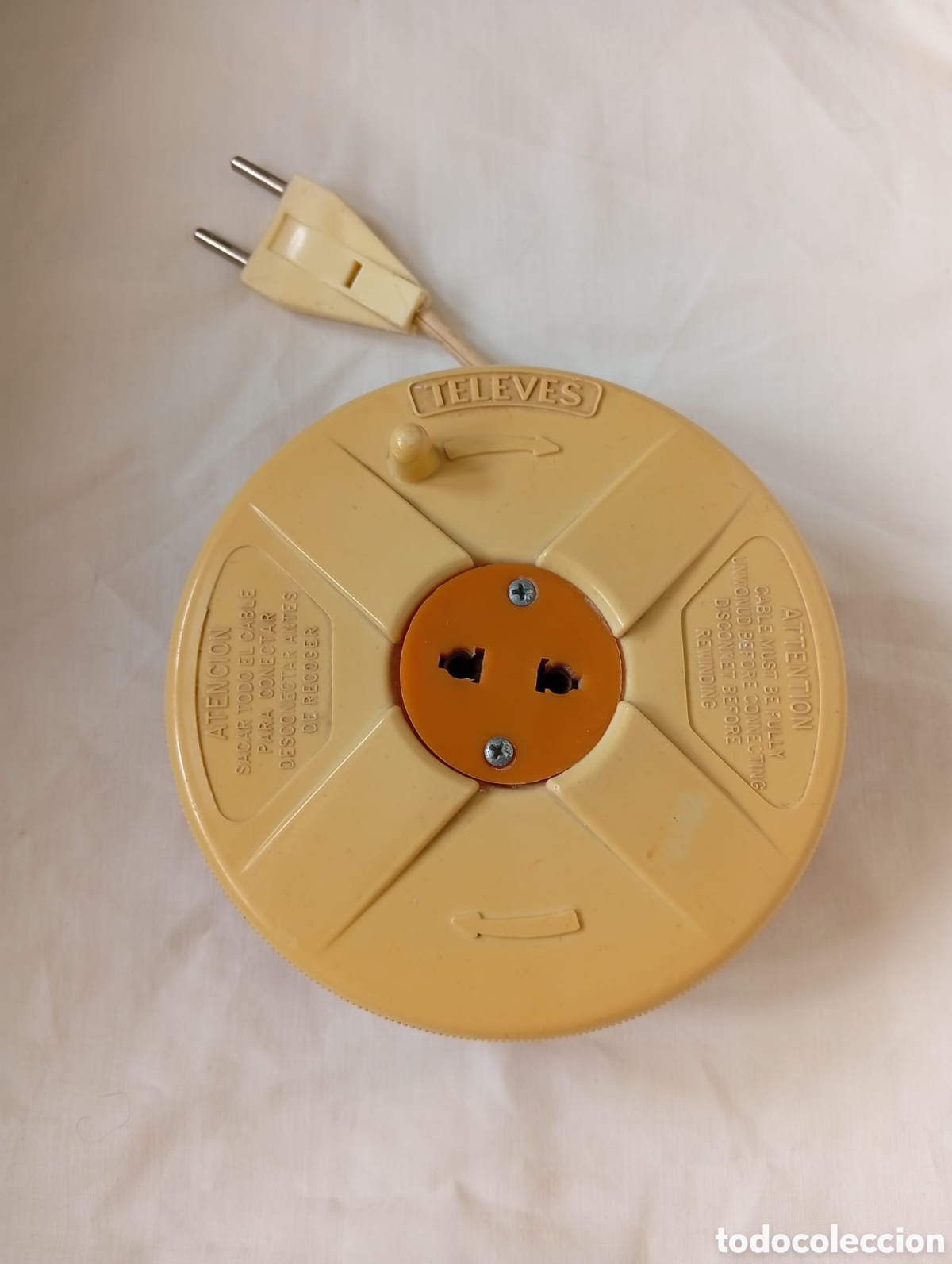 Vintage: Alargadera para enchufes de los a&ntilde;os 70