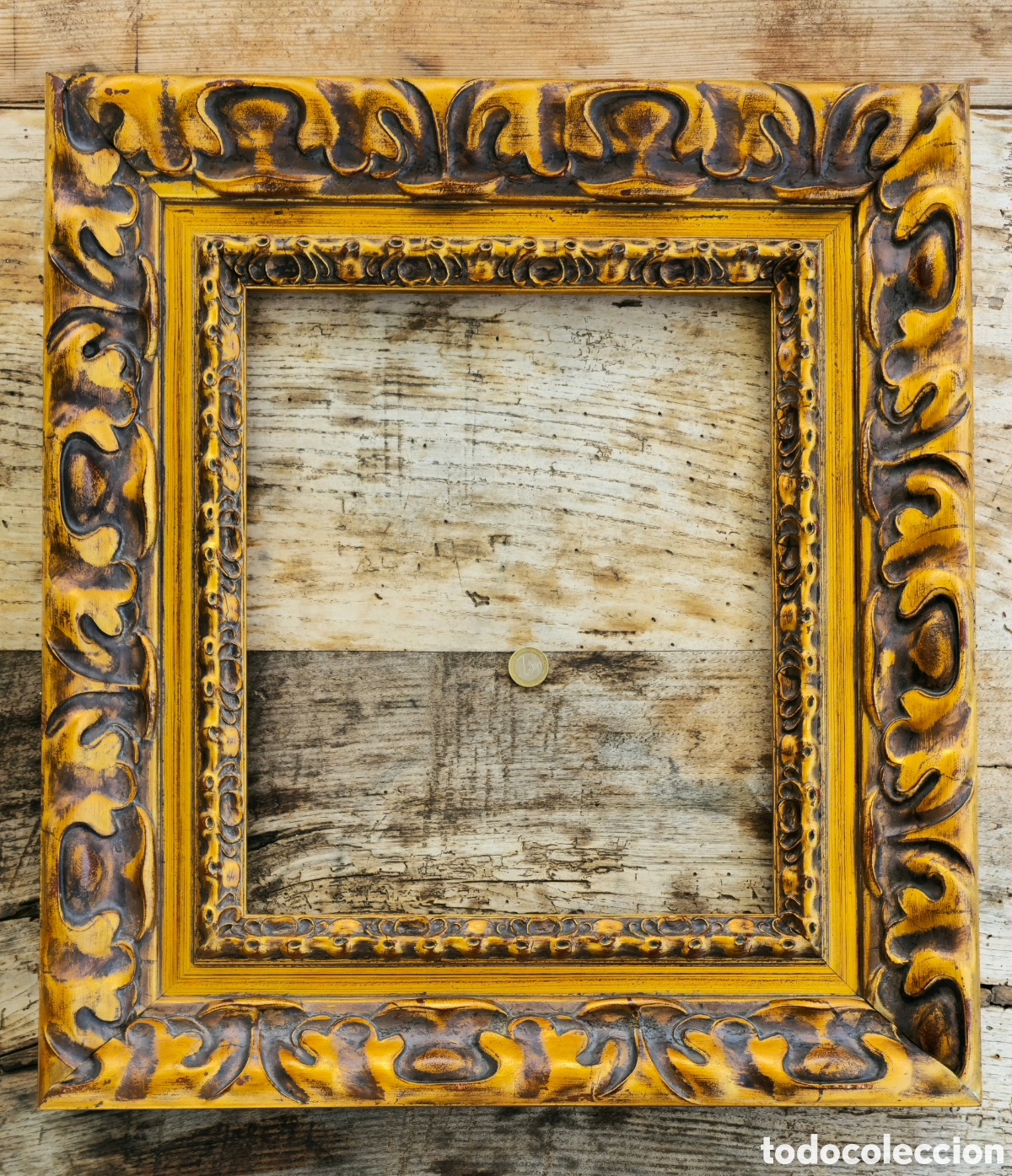 Vintage: Gran marco de madera.