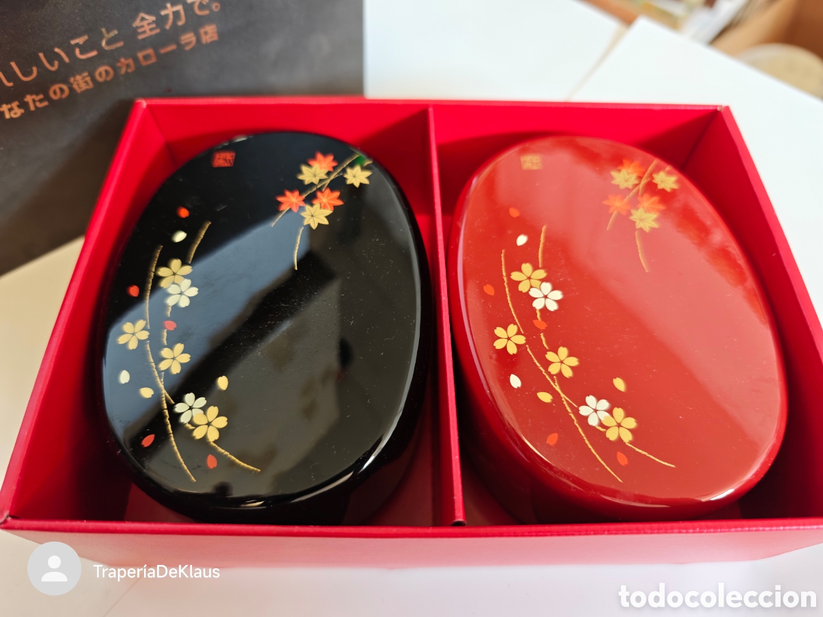Vintage: juego de recipientes estilo bento - fiambreras - japon - car245