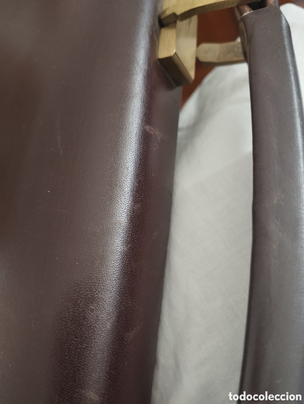 Vintage: Cartera portafolios boxcalf marr&oacute;n - Foto 6