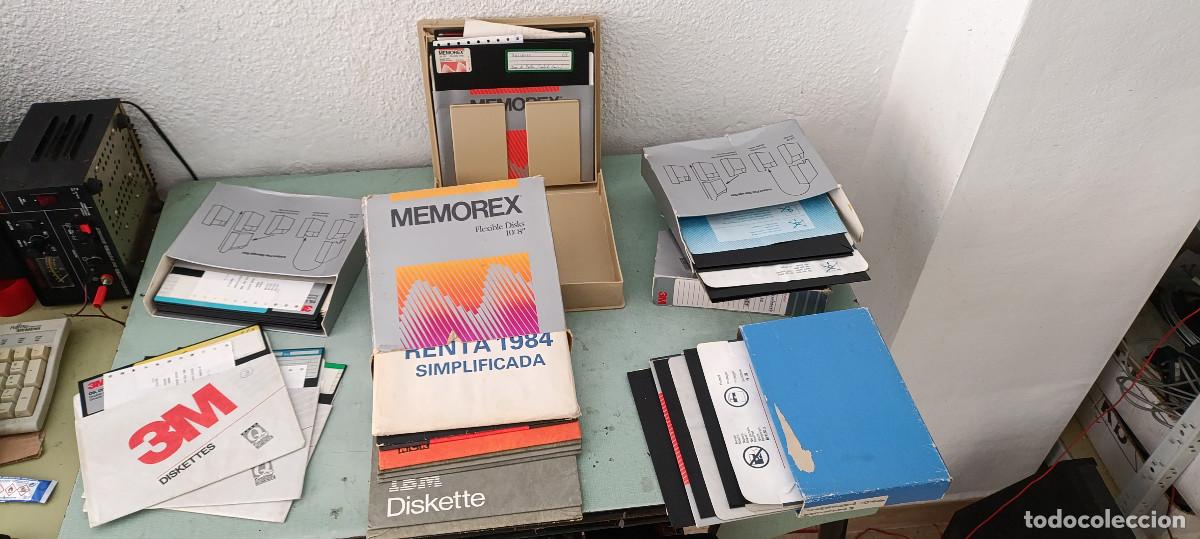Vintage: 50 DISQUETES FLEXIBLES DE 8 PULGADAS