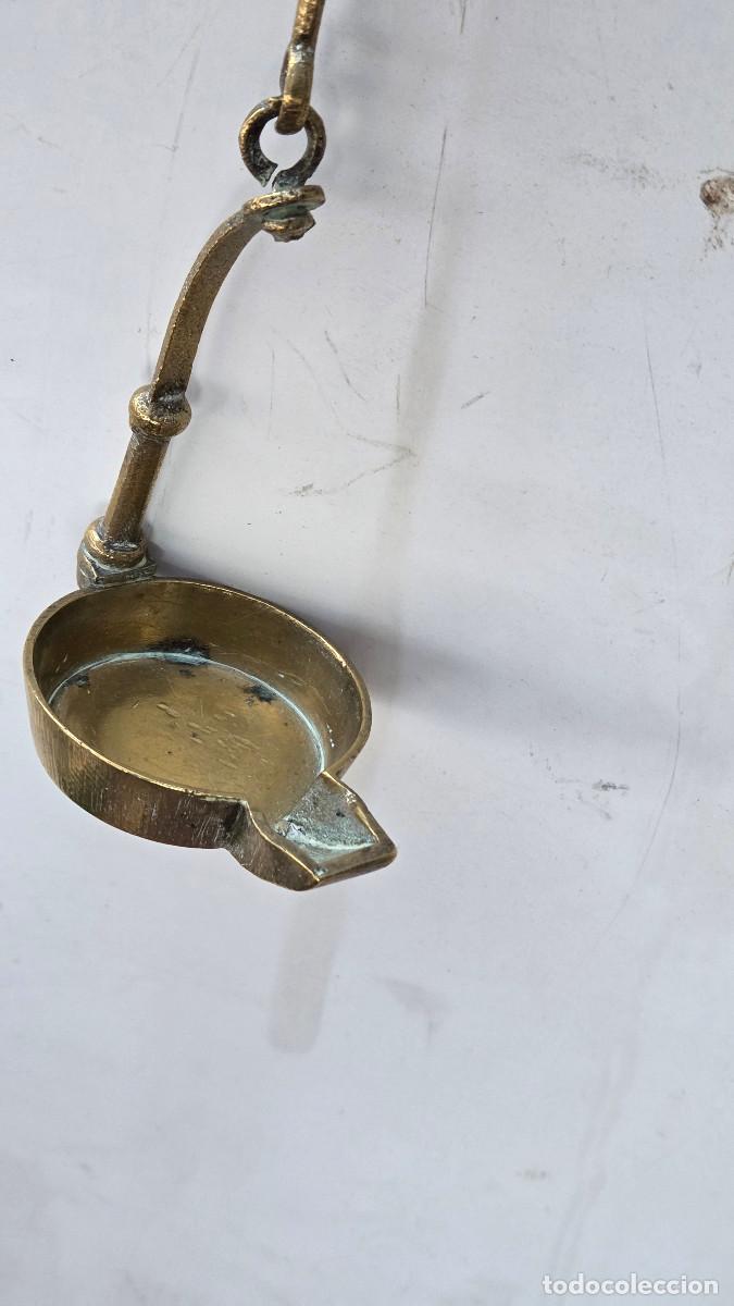 Vintage: lamparilla de aceite de metal - Foto 4