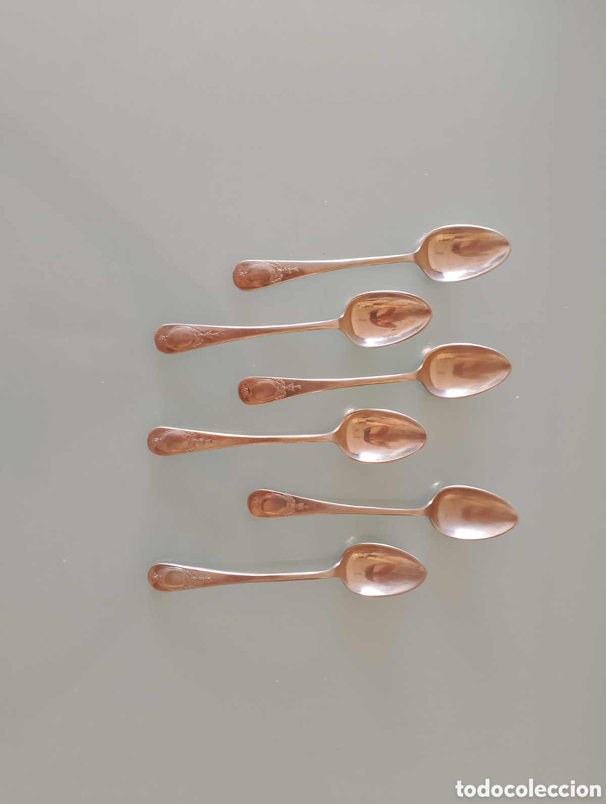 Vintage: Cucharillas postre Alpaca Garc&iacute;a Hermanos