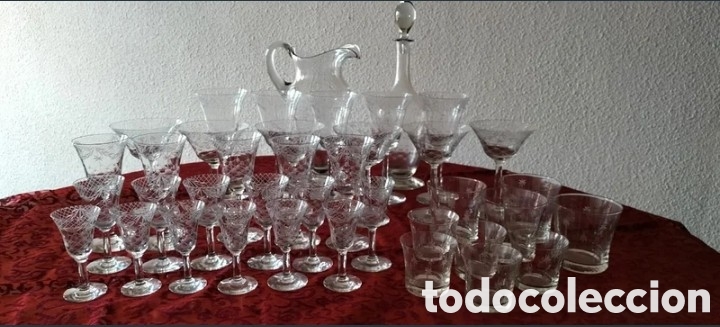 Vintage: Cristaler&iacute;a completa, a&ntilde;os 50