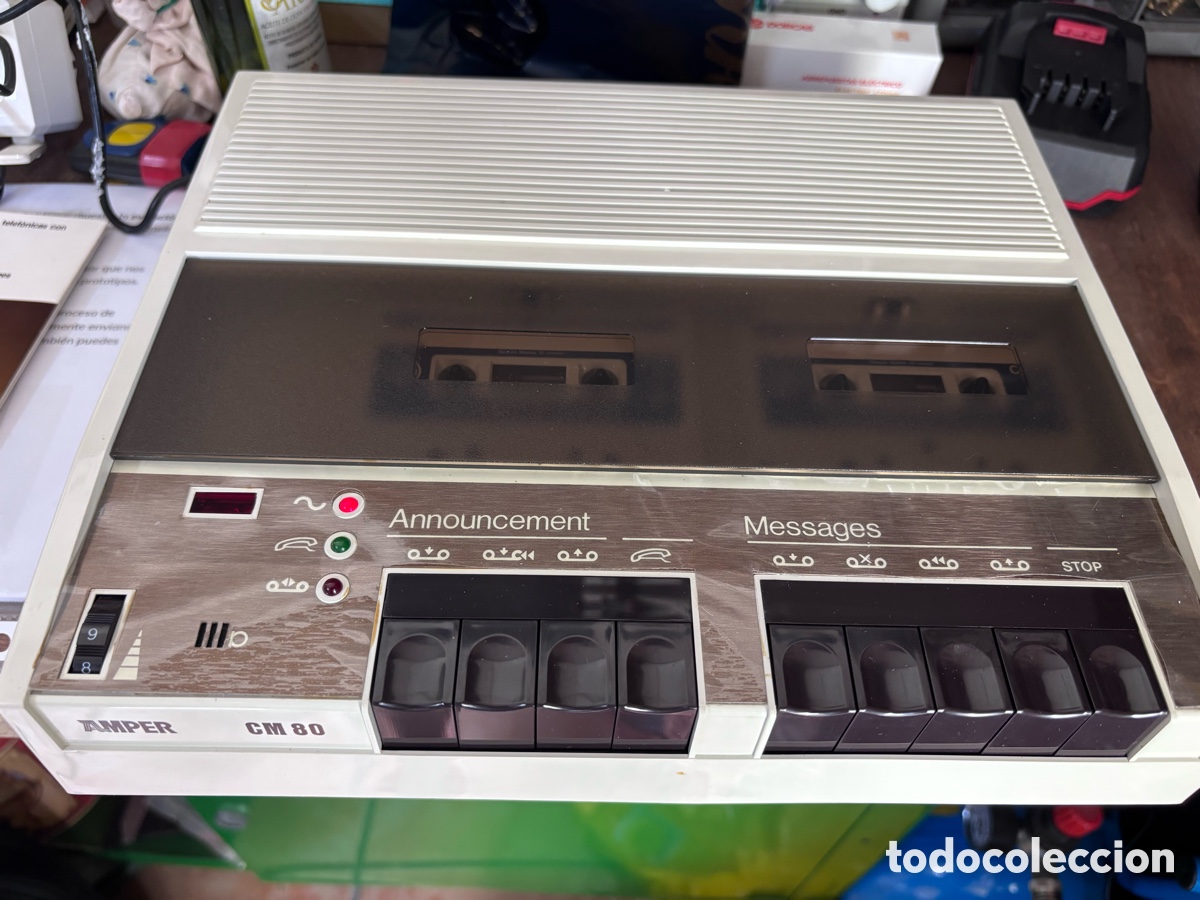 Vintage: Contestador autom&aacute;tico vintage AMPER CM80