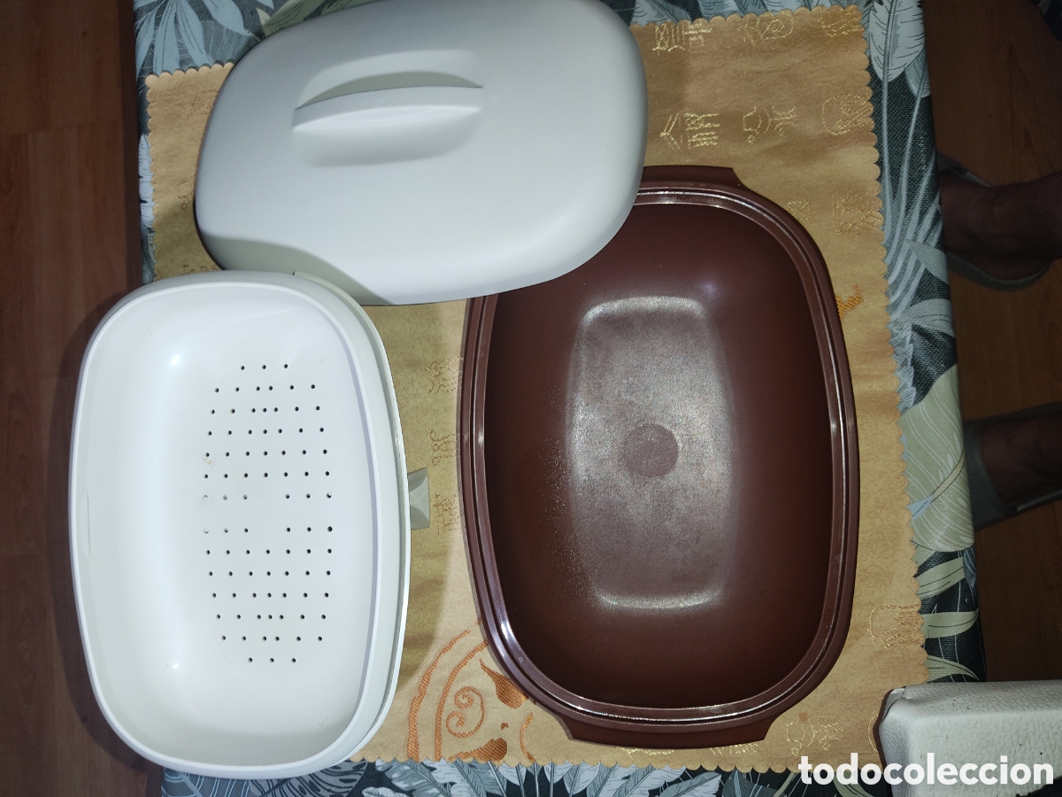 Vintage: Estupendo Tupperware grande con escurridor,original vintage.