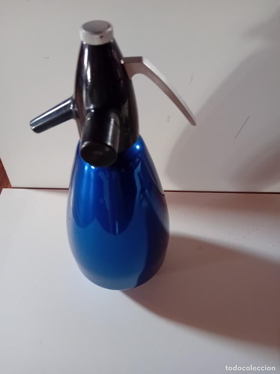 Vintage: Botella sif&oacute;n de aluminio con accesorios y 10 cargas de gas
