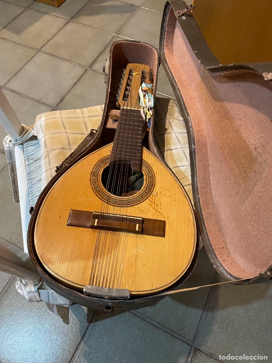 Vintage: Antigua bandurria espa&ntilde;ola de 12 cuerdas con estuche original &ndash; instrumento vintage