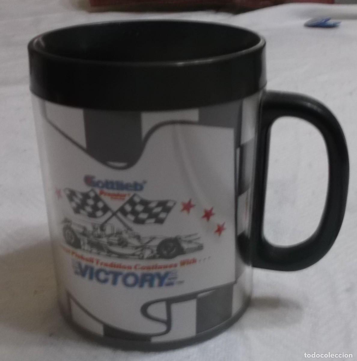 Vintage: taza plastico duro trofeo video juego Victory