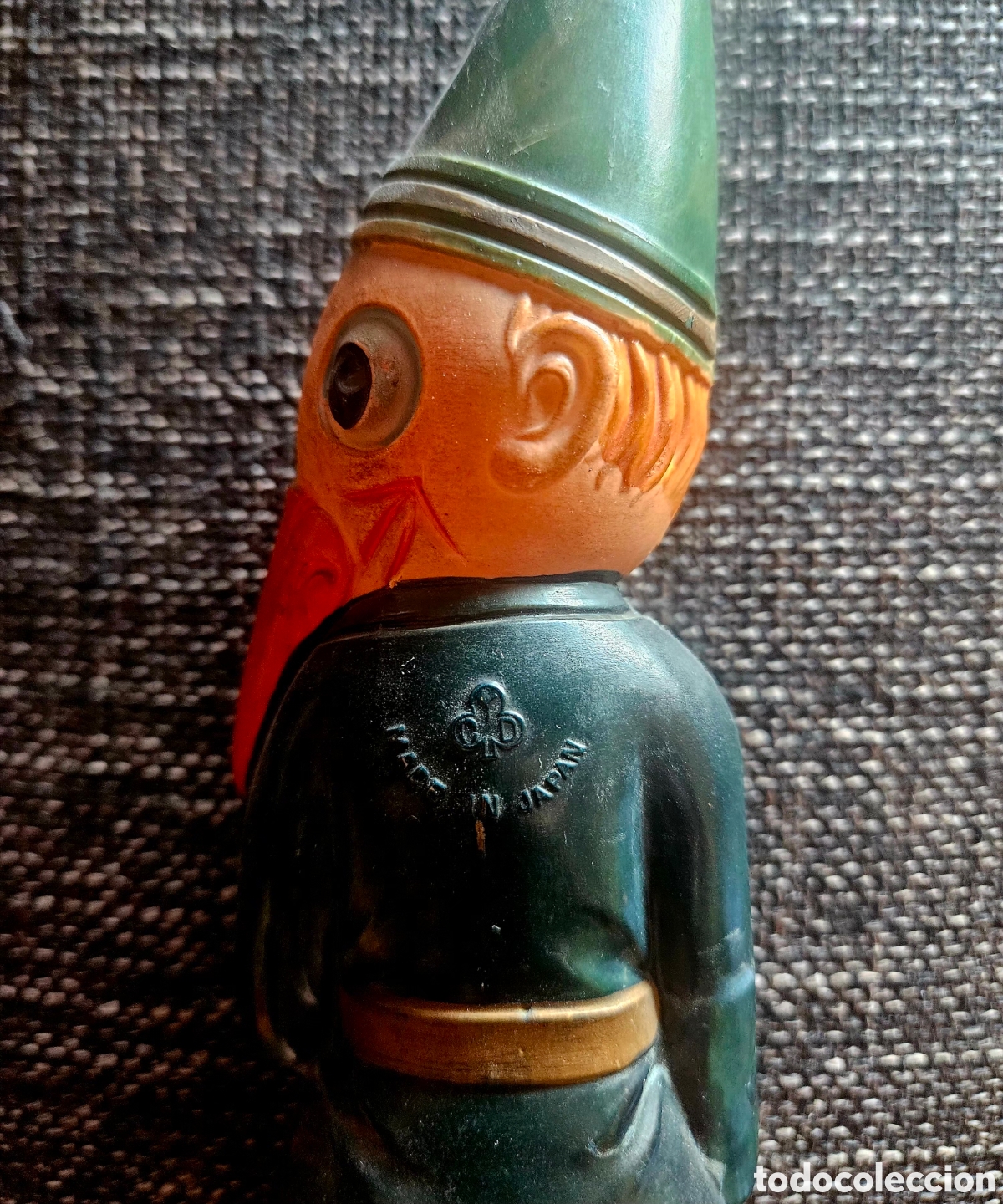 Vintage: Pinocho, figura japonesa de celuloide con marca.