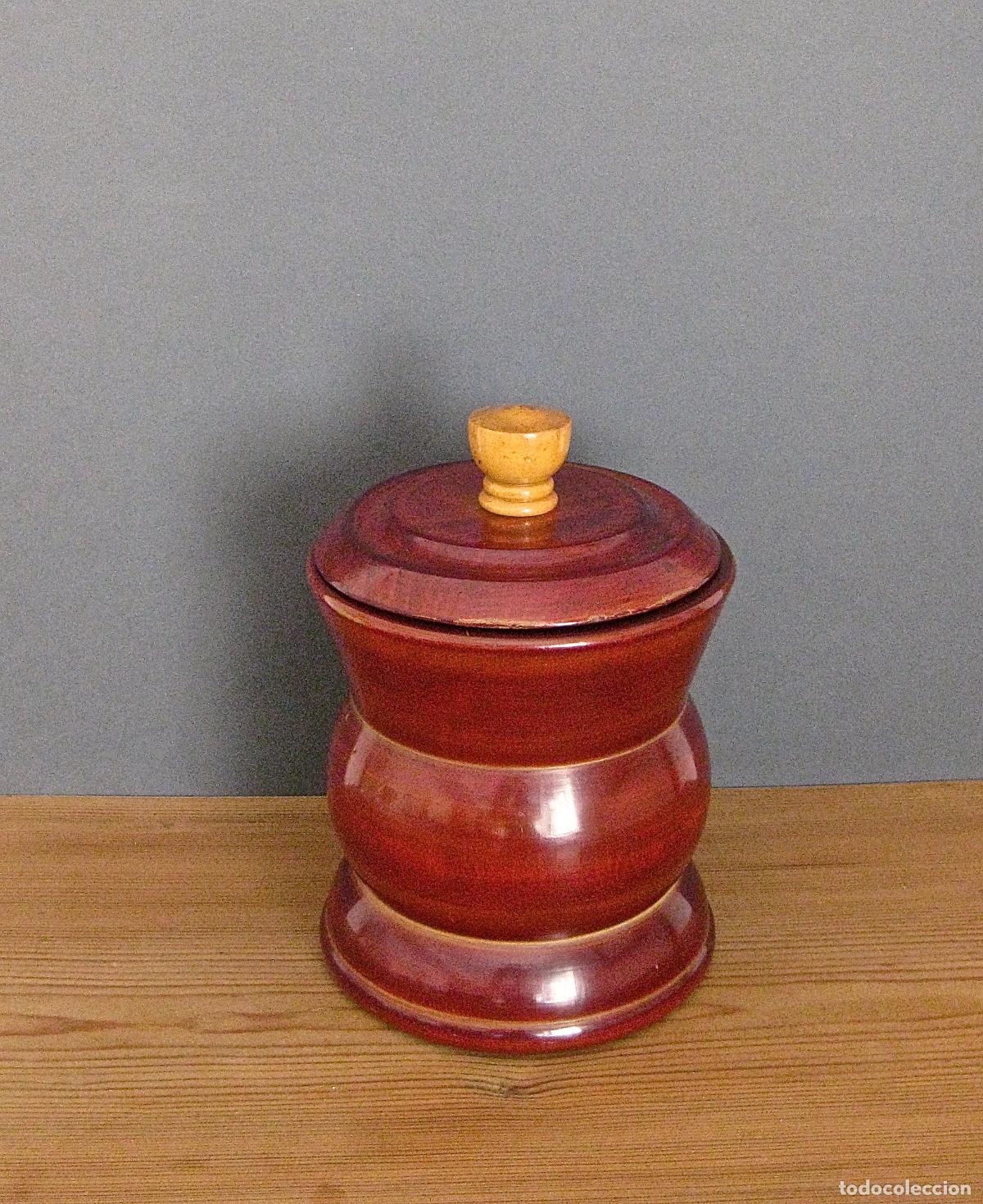 Vintage: TARRO ART DECO DE LOS A&Ntilde;OS 30&ndash;40 DE MADERA DE CEDRO