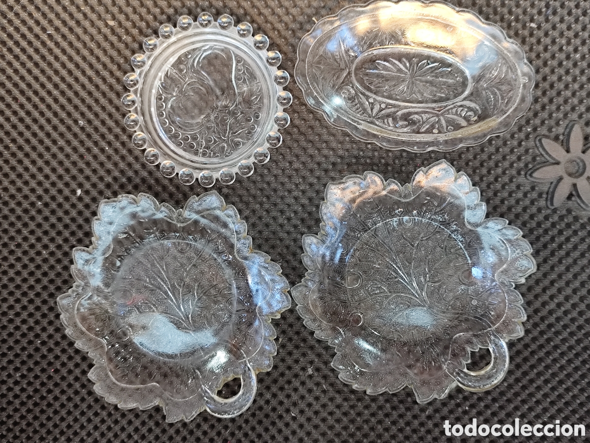 Vintage: PLATITOS DE CRISTAL ANTIGUOS - Foto 3