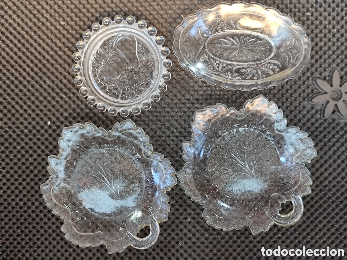 Vintage: PLATITOS DE CRISTAL ANTIGUOS - Foto 4