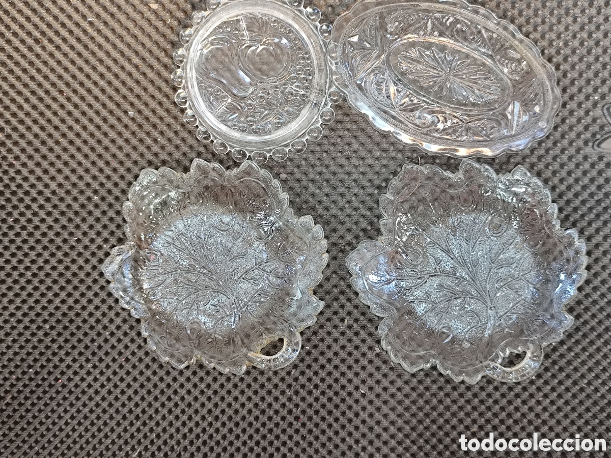 Vintage: PLATITOS DE CRISTAL ANTIGUOS - Foto 5