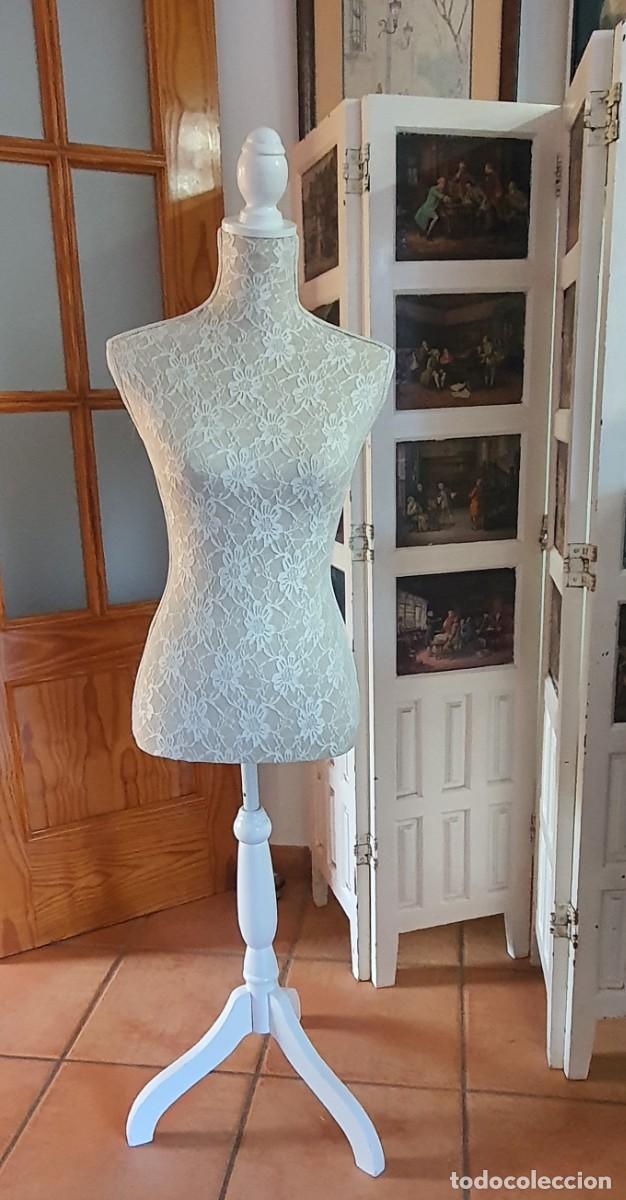 Vintage: Maniqu&iacute; de sastre / Busto femenino vintage