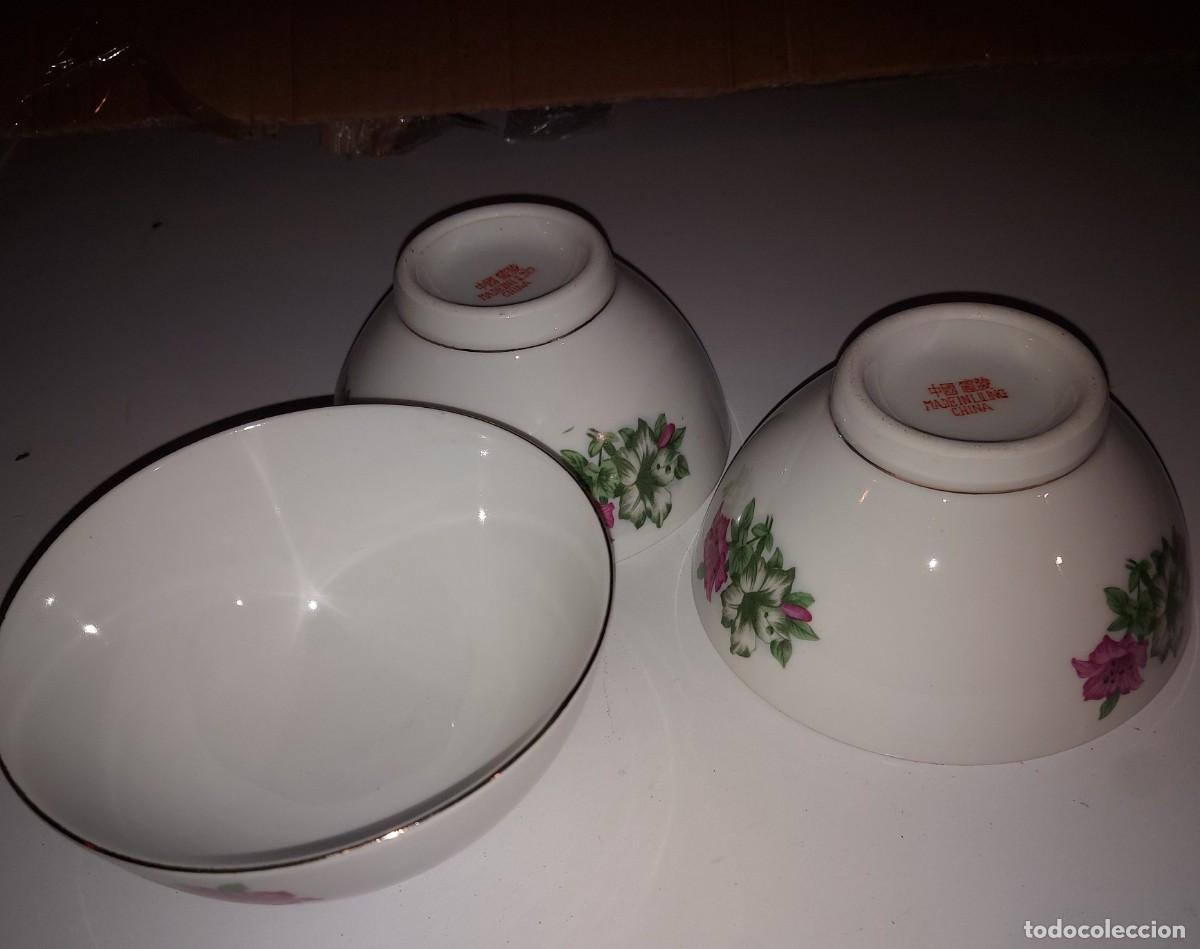 Vintage: TAZONES DE CERAMICA, 3 TAZAS