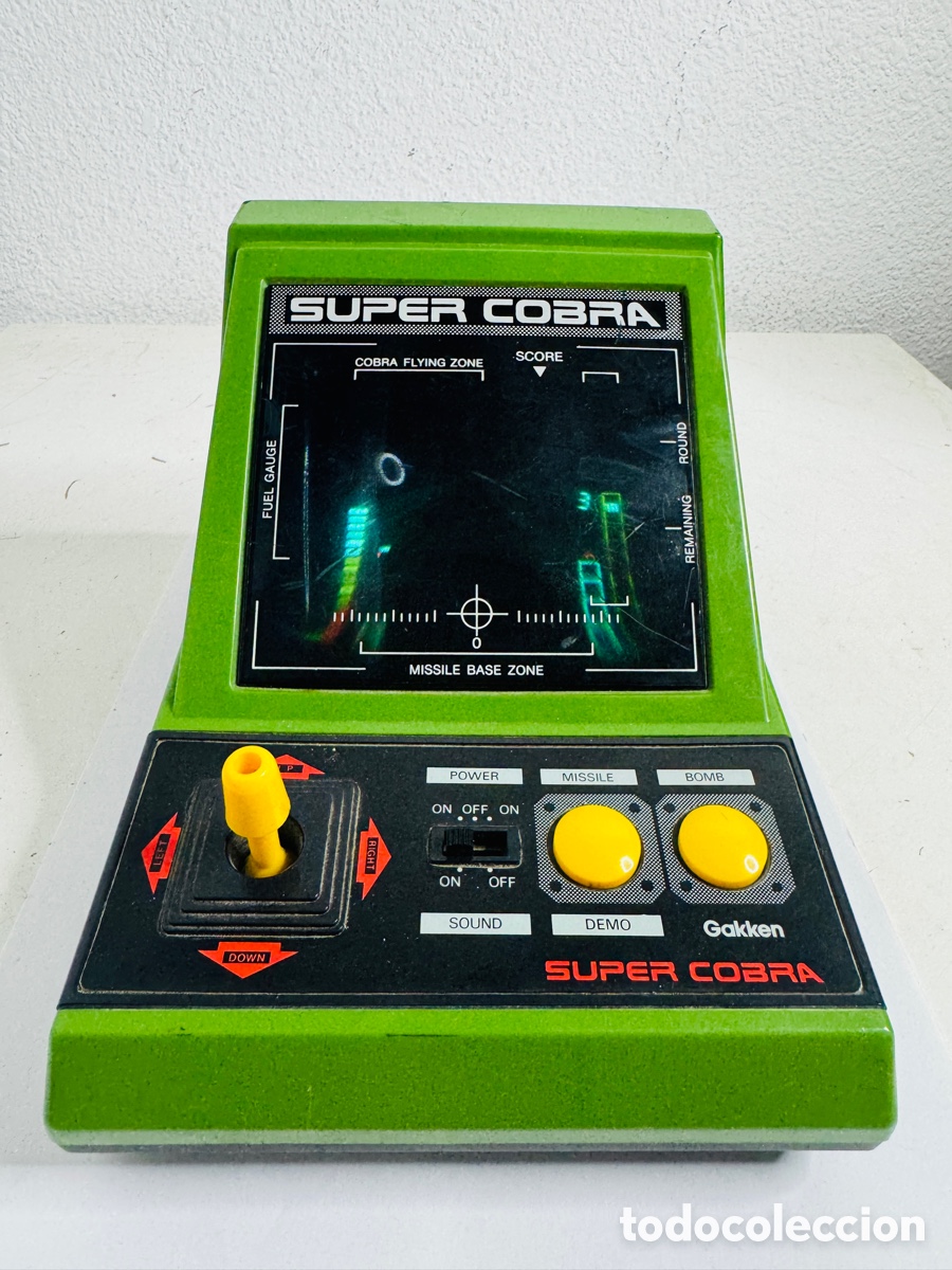 Vintage: Super Cobra Gakken Tabletop 1980s Retro Funciona, Tapa Pilas Suelta