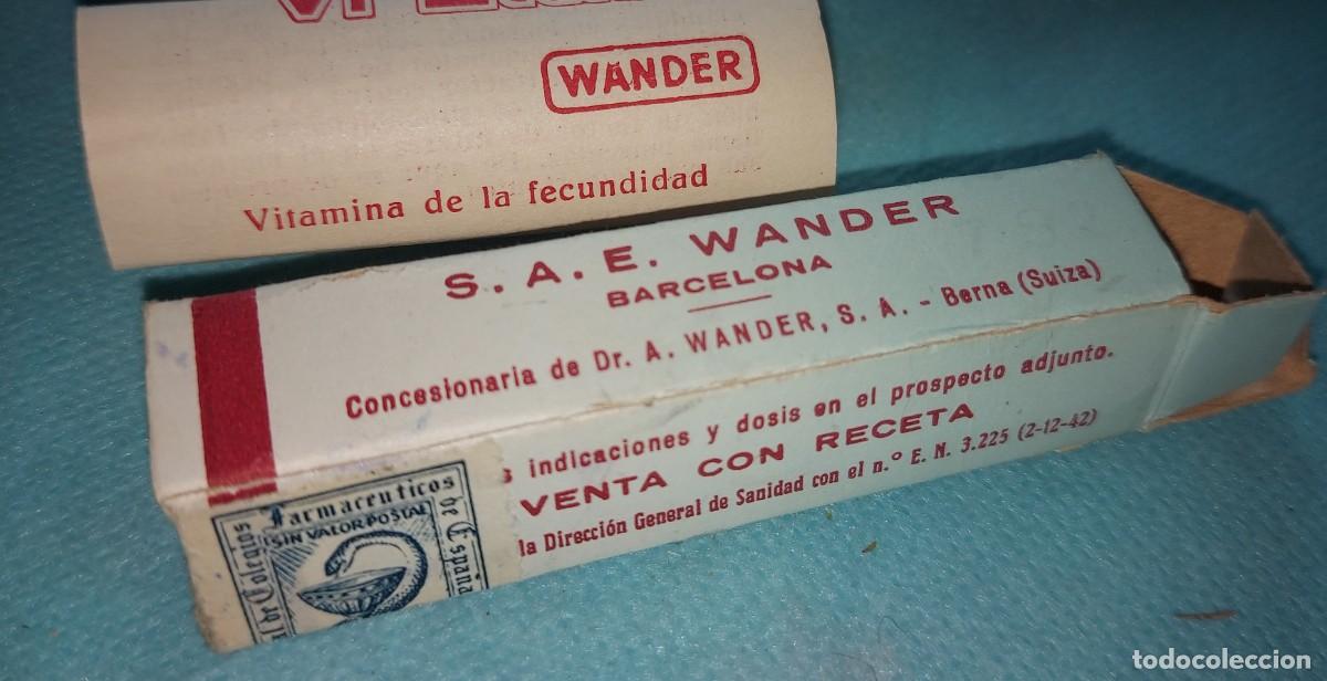 Vintage: ANTIGUO MEDICAMENTO VI-ETAL , WANDER - Foto 2