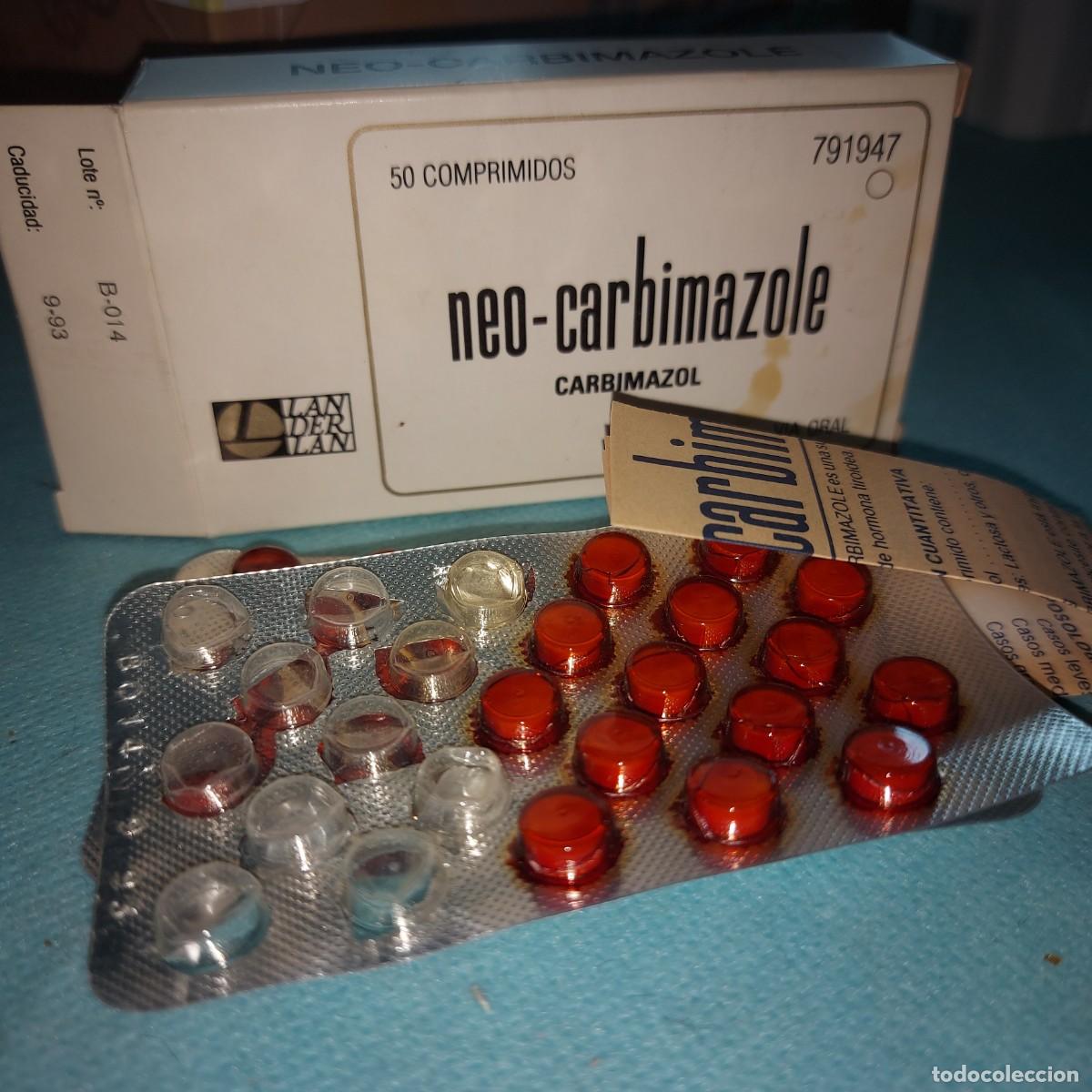 Vintage: ANTIGUO MEDICAMENTO NEO CARBIMAZOLE, CARBIMAZOL