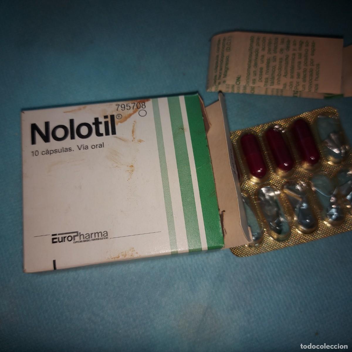 Vintage: ANTIGUO MEDICAMENTO NOLOTIL, A&Ntilde;OS 1993