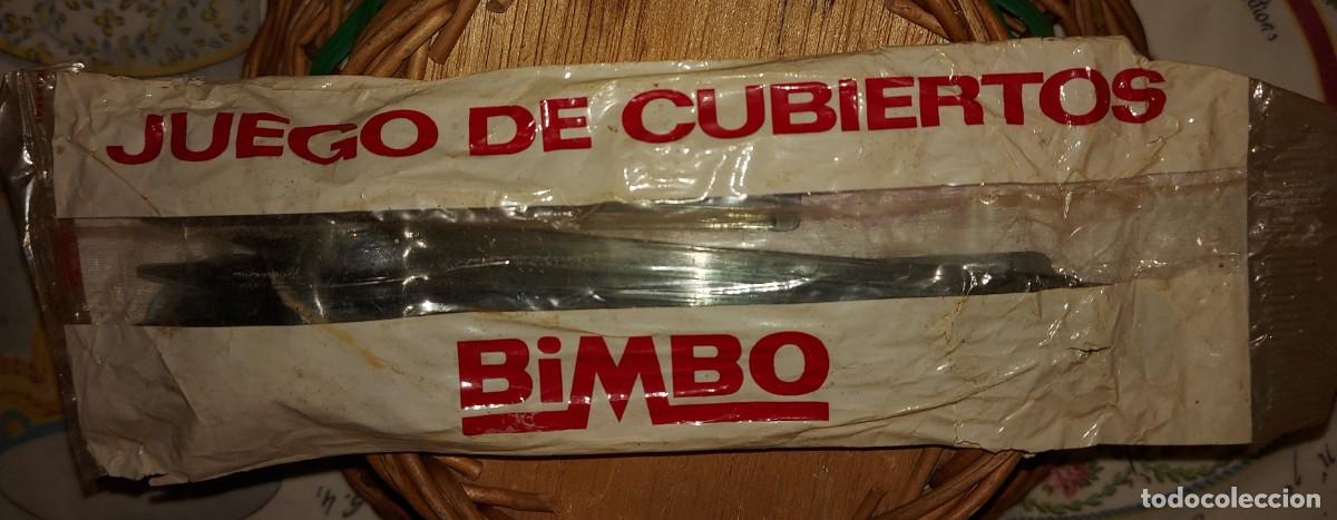 Vintage: JUEGO DE CUBIERTOS BIMBO, DECADA DE LOS 80. PROMOCION JUEGO DE CUBIERTOS