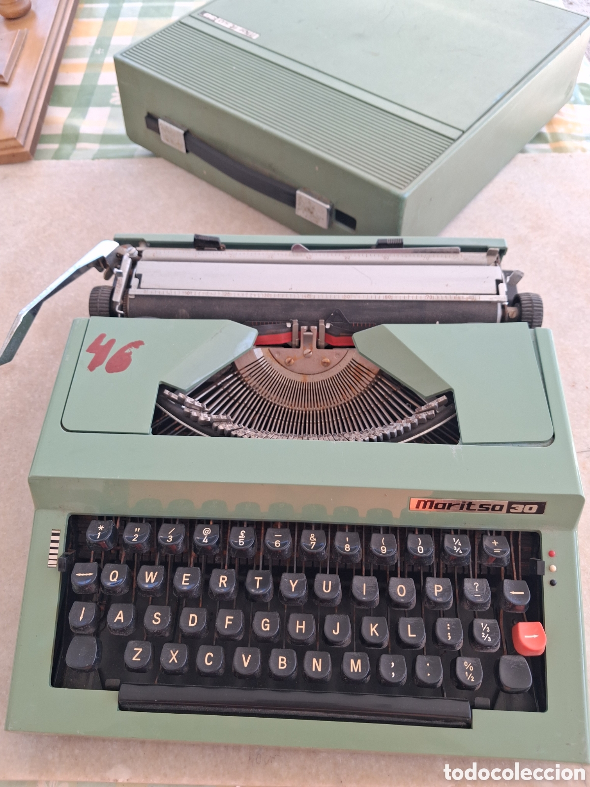 Vintage: Maritsa 30 M&aacute;quina de escribir an̈os 70