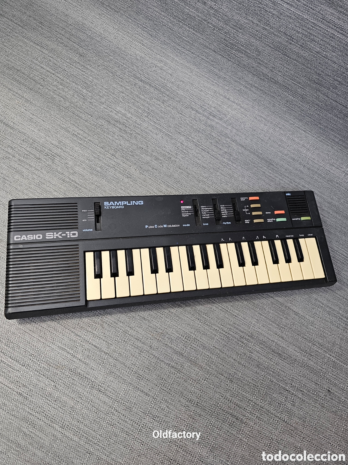 Vintage: Teclado vintage Casio SK-10 a&ntilde;o 1987