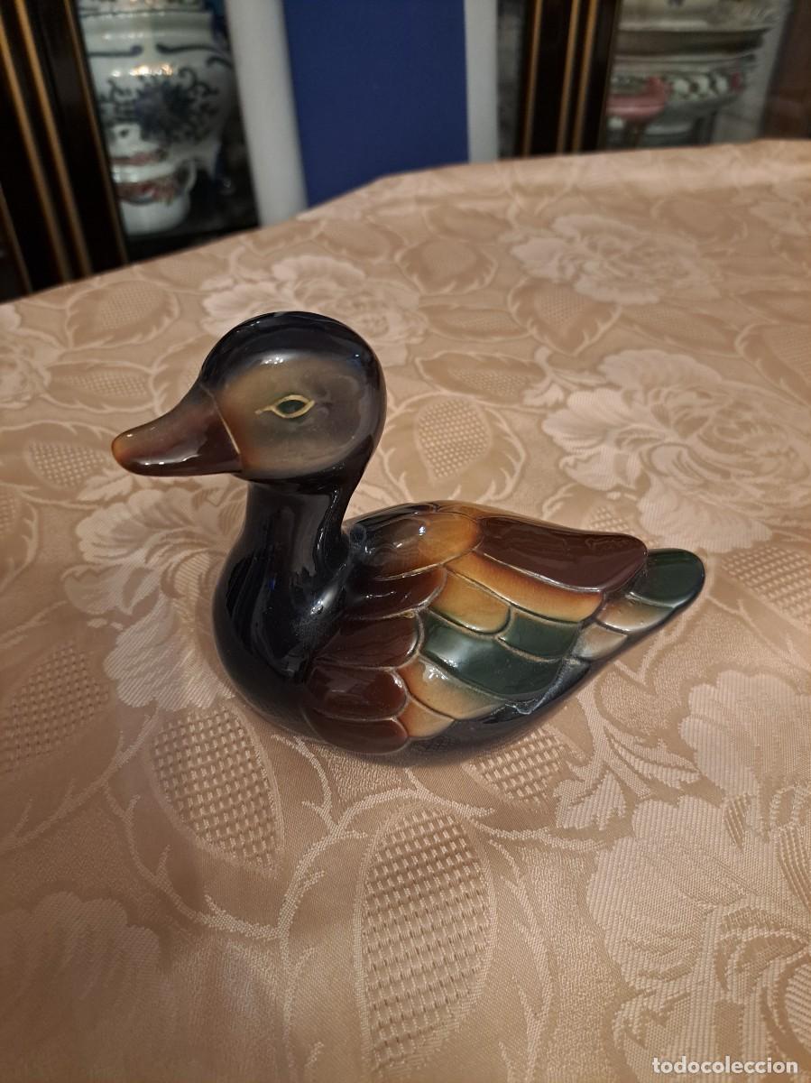 Vintage: Pato Duck en resina natural Made in France. laca