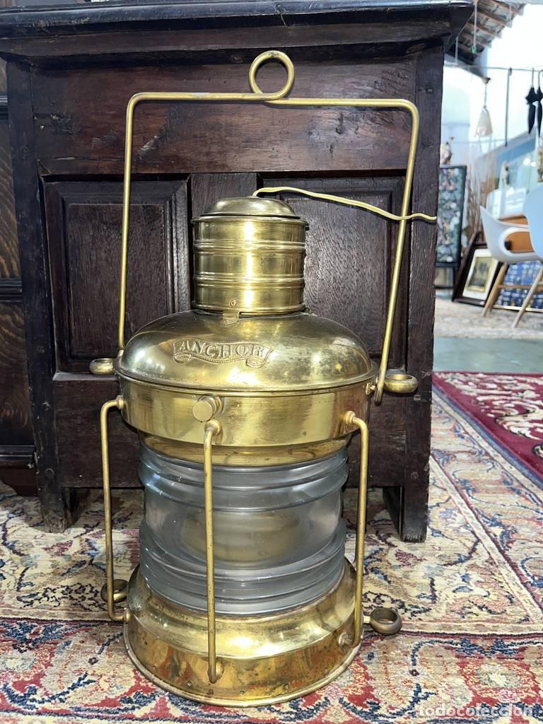 Vintage: FAROL DE BARCO ANCHOR - Foto 2