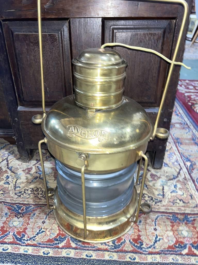 Vintage: FAROL DE BARCO ANCHOR - Foto 4