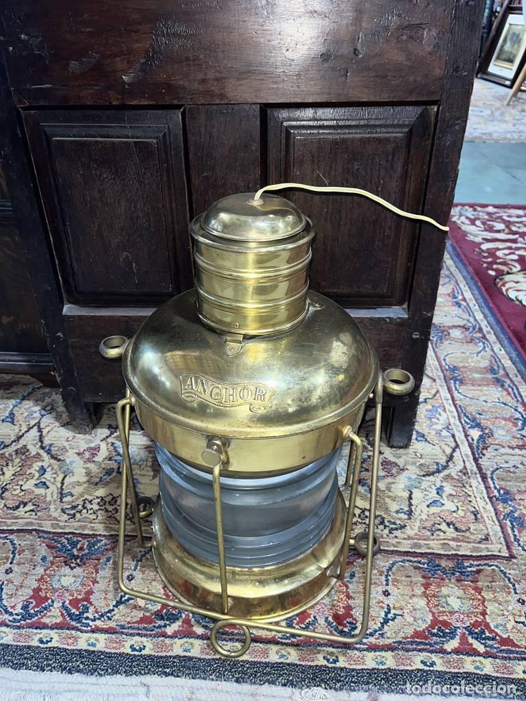 Vintage: FAROL DE BARCO ANCHOR - Foto 7