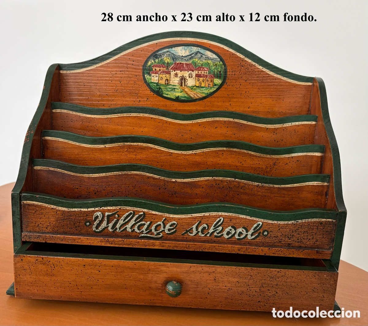 Vintage: Organizador de cartas de madera vintage (Artesan&iacute;a Laporta)