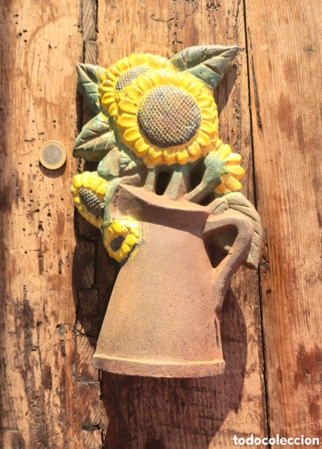 Vintage: Sujetapuertas vintage hierro fundido