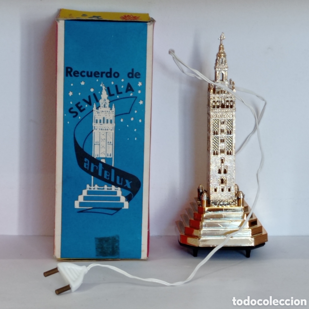 Vintage: LUMINOSO LA GIRALDA, RECUERDO DE SEVILLA. ARTELUX
