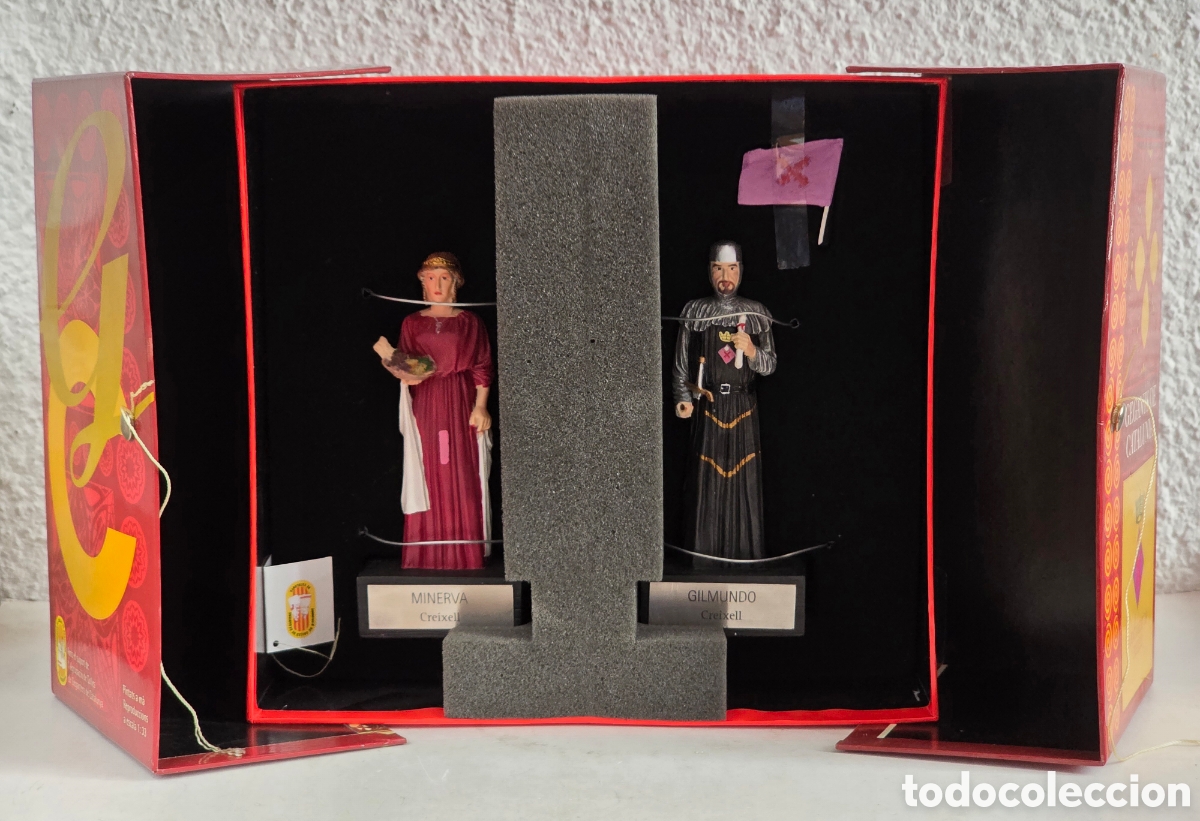 Vintage: Figures Parella Gegants de Catalunya Creixell Gilmundo Minerva Agrupaci&oacute; Colles Geganters Tarragona