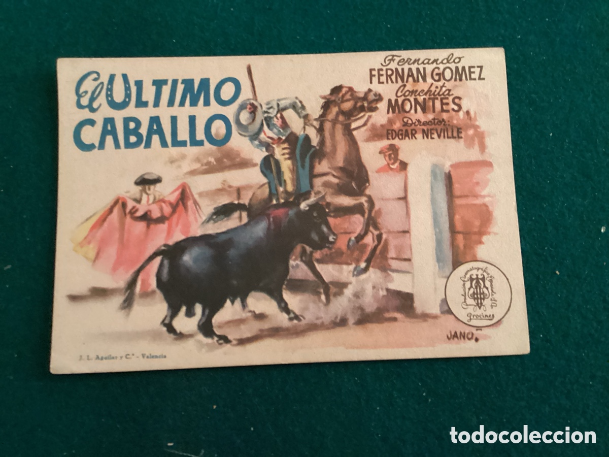 Vintage: El &Uacute;ltimo Caballo Folleto de cine