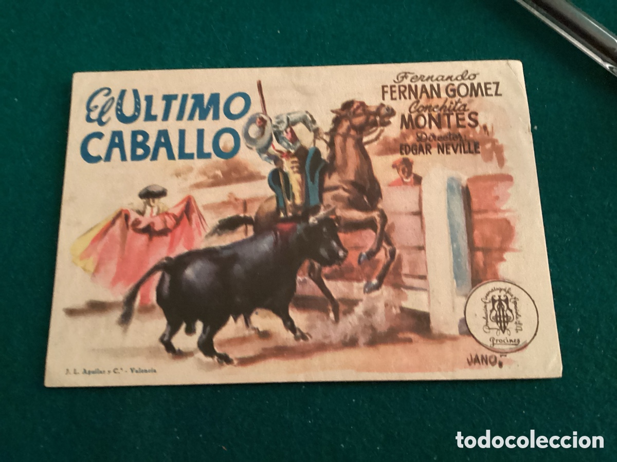 Vintage: El &Uacute;ltimo Caballo Folleto de cine - Foto 3