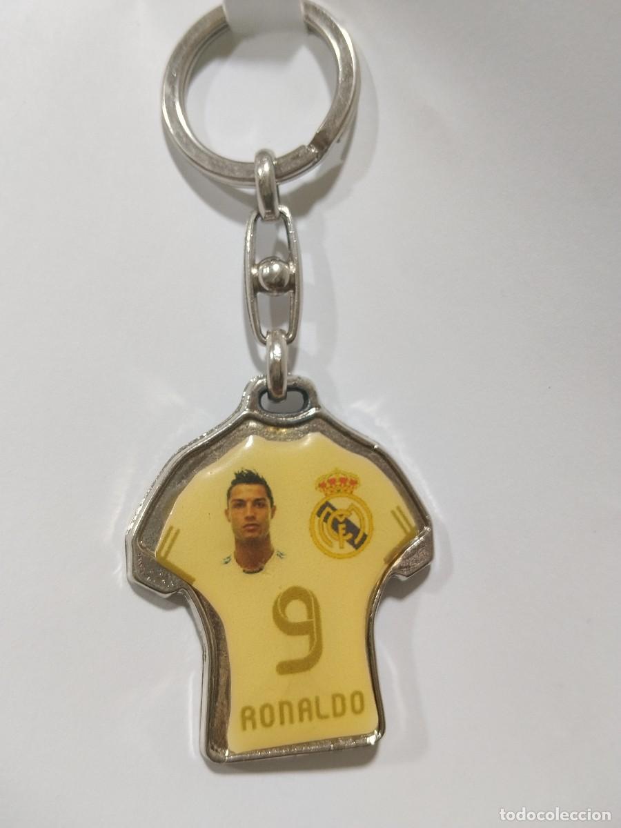 Vintage: Llavero vintage Real Madrid &ndash; Ronaldo n&ordm; 9 &ndash; Pieza de coleccionismo futbol&iacute;stico
