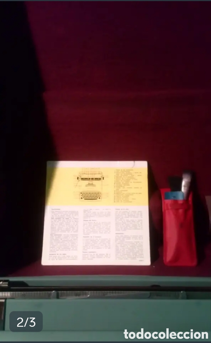 Vintage: M&aacute;quina de escribir Olivetti Studio 44 - Foto 2