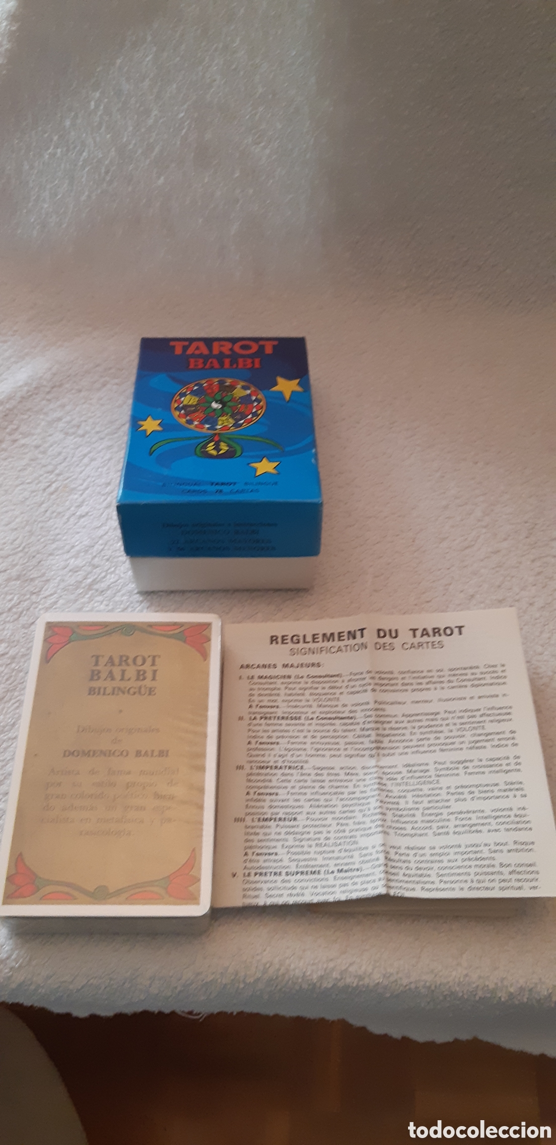 Vintage: Baraja de Tarot Domenico Albi. Con precinto