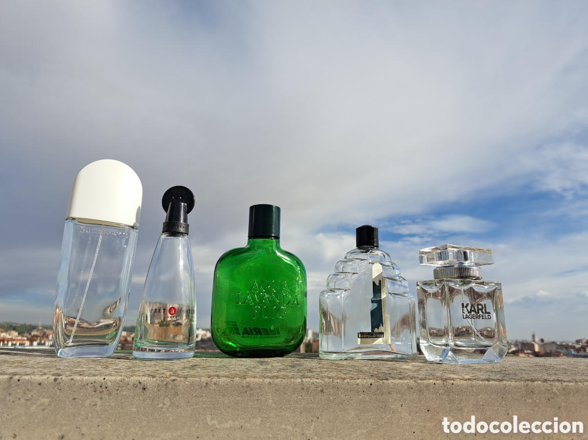 Vintage: 5 FRASCOS VINTAGE DE PERFUME (VACIOS)