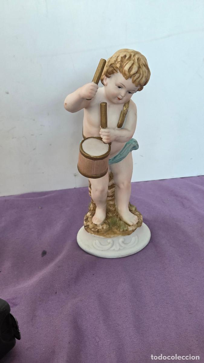 Vintage: figura de porcelana biscuis