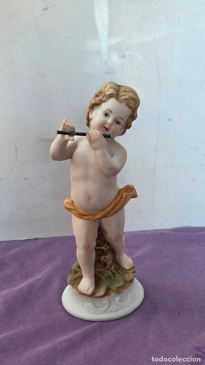 Vintage: figura de porcelana biscuis - Foto 5