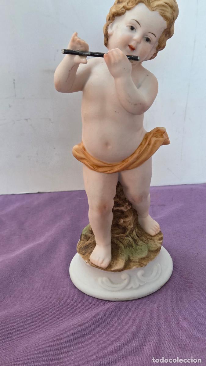 Vintage: figura de porcelana biscuis