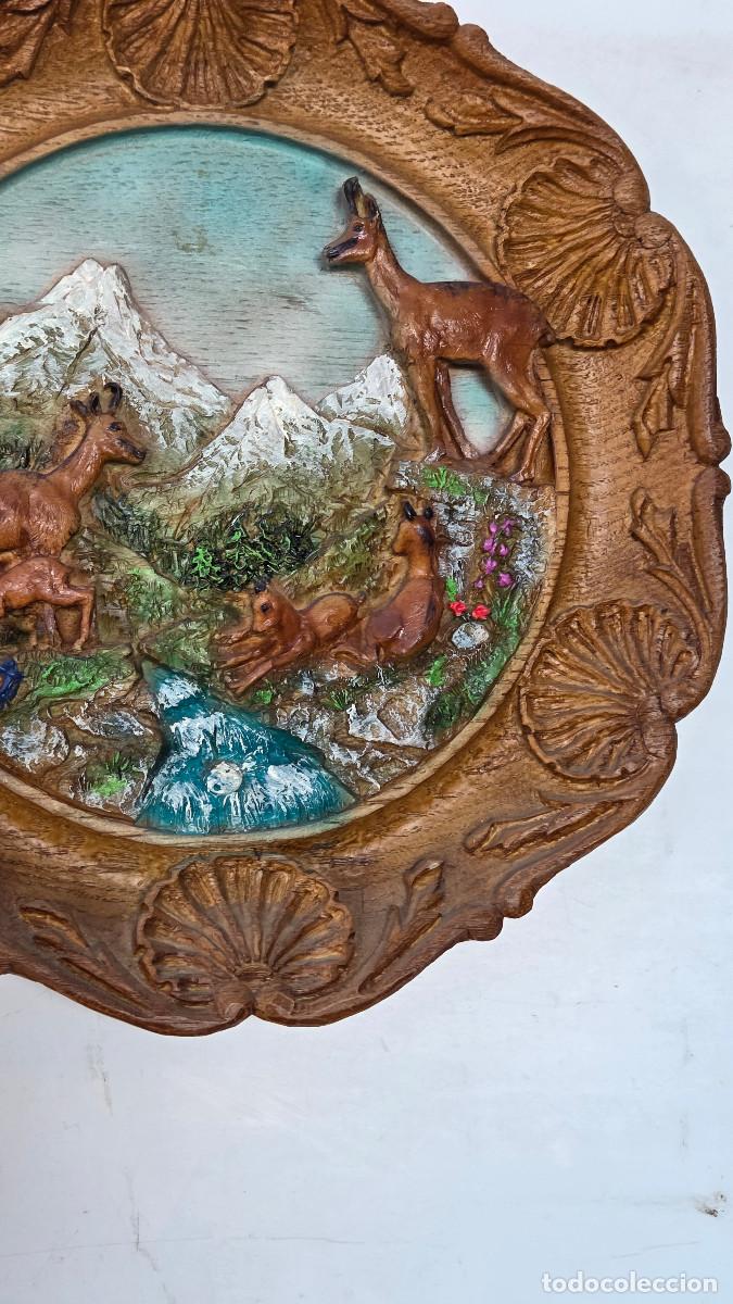 Vintage: plato decorativos con ciervos - Foto 3
